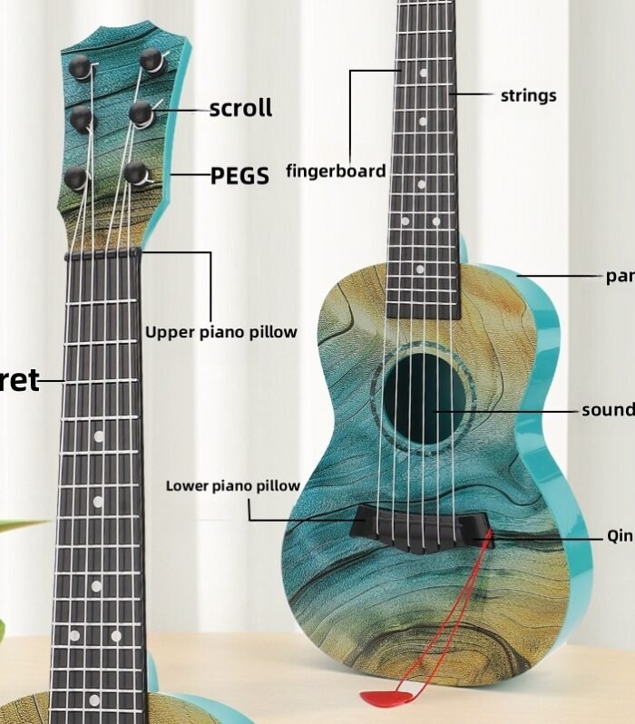 21-Inch Kids Beginner Guitar Toy – Mini Musical Instrument for Children
