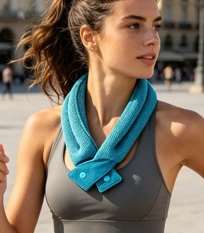 Ice Band Cold Feeling Scarf Outdoor Cooling Neck Wrap Breathable Summer