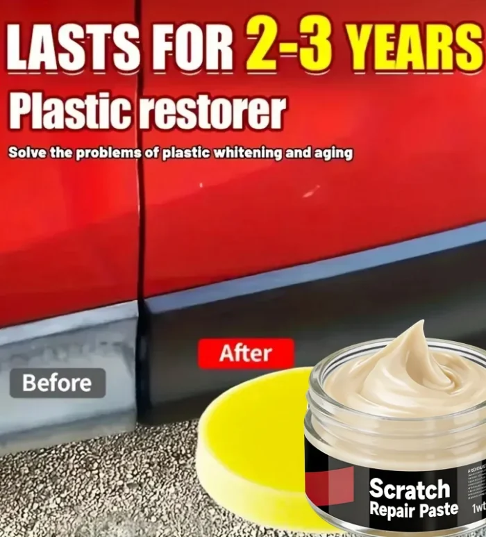 Car Plastic Refurbishment Agent, Leather Repair & Trim Polishing Wax